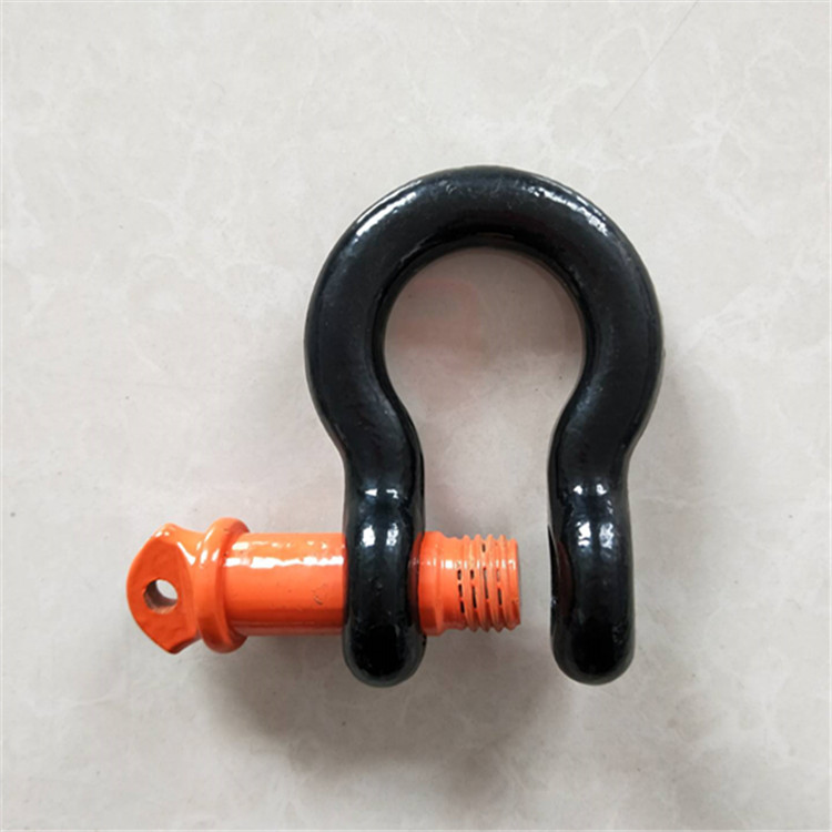 3/16 inch to 2-1/2 inch  boat marine rigging  bow shackle with screw pin