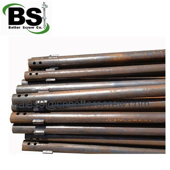 Metal helical screw pile and underpinning bracket