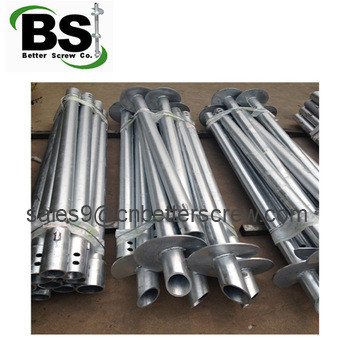 Round Shaft Helical Piers (pilings)