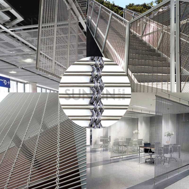 Cable Rod Architectural Wire Mesh  Decorative Metal Facade Supplier   Architectural & Decorative Metal Facade