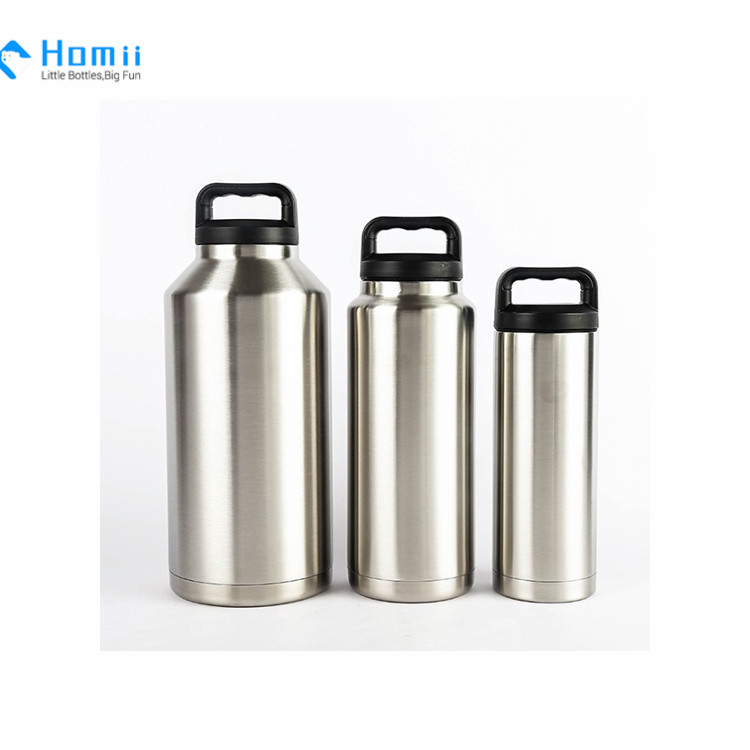 Hangzhou homii Industry 18oz/32oz/64oz Stainless Steel Double Wall Thermos Water Bottle Thermos bottles