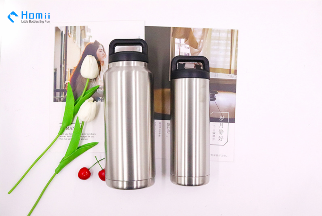 Hangzhou homii Industry 18oz/32oz/64oz Stainless Steel Double Wall Thermos Water Bottle Thermos bottles