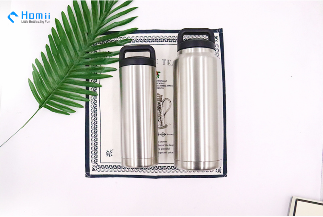 Hangzhou homii Industry 18oz/32oz/64oz Stainless Steel Double Wall Thermos Water Bottle Thermos bottles