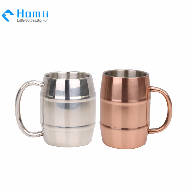 Hangzhou homii Industry 300ml/450ml/500ml Stainless Steel Beer cup wine Tumblers vacuum mug