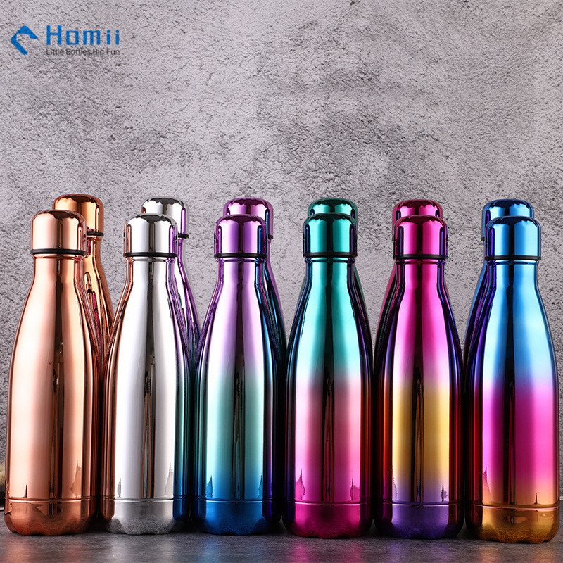 Hangzhou Homii industry 350ml/500ml/750ml Stainless Steel Double Wall Thermos Water Bottle Thermos bottles Cola Style