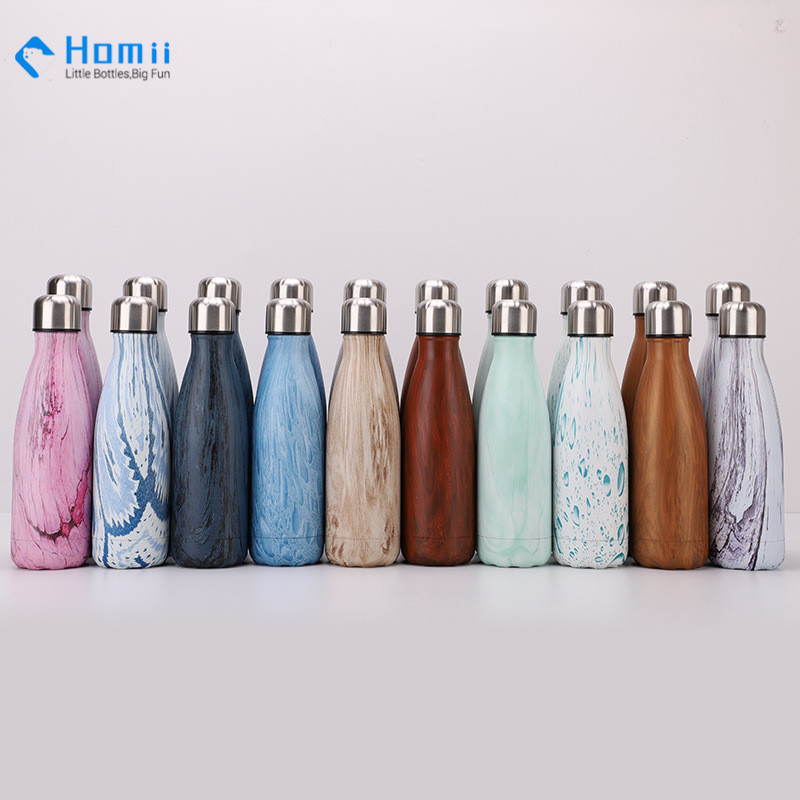 Hangzhou Homii industry 350ml/500ml/750ml Stainless Steel Double Wall Thermos Water Bottle Thermos bottles Cola Style
