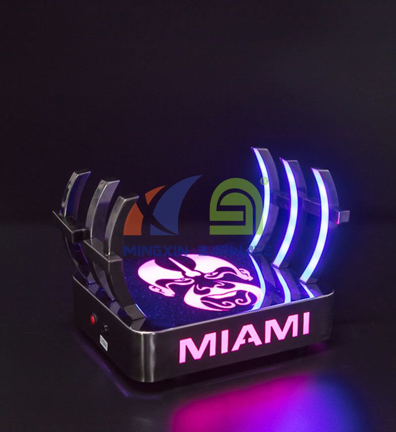 Beijing Opera Mask Bottle Glorifier  LED bottle presenter for nightclub