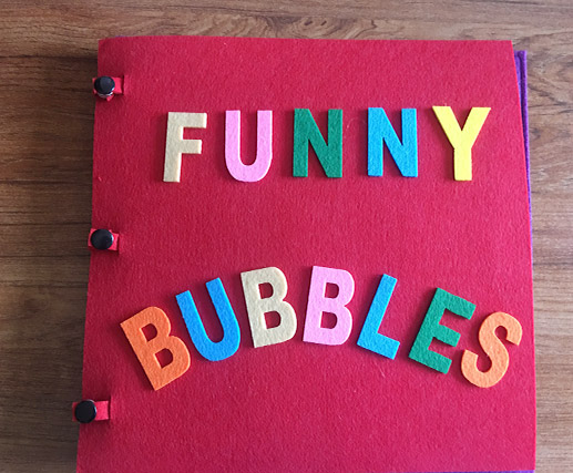 Korean popular baby memory soft felt Fabric quiet book