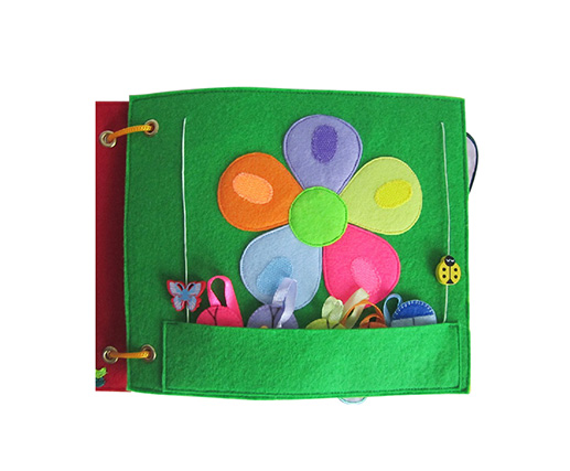 Cheap Wholesale felt fabric baby memory books for kids