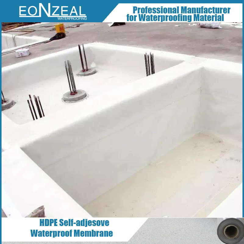 Pre applied HDPE fully bonded waterproof membrane(sand finish)