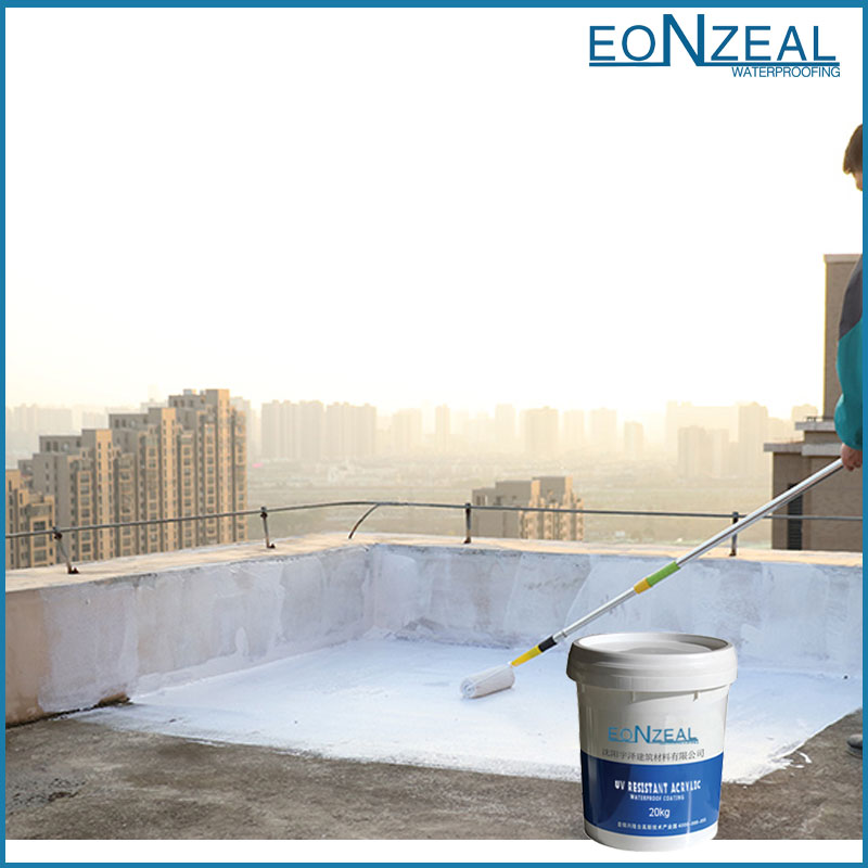 Acrylic waterproof coating for indoor outdoor roof waterproofing