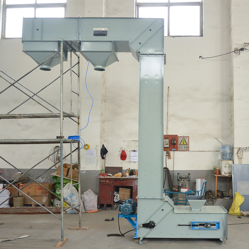 Bulk material chain vertical z type bucket elevator
