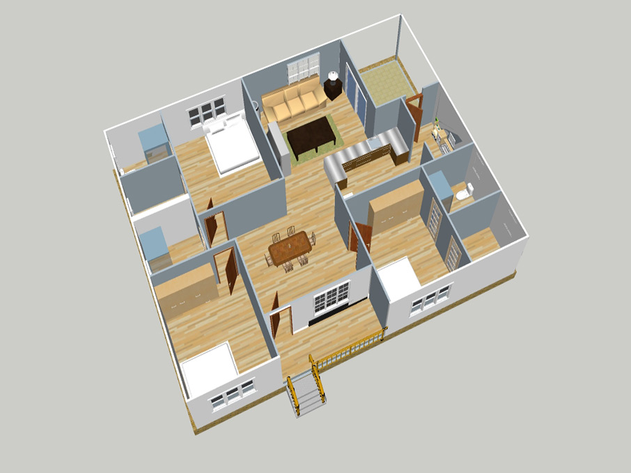 Prefab villa  Energy conservation, Environmental protection and Easy assembled Villa