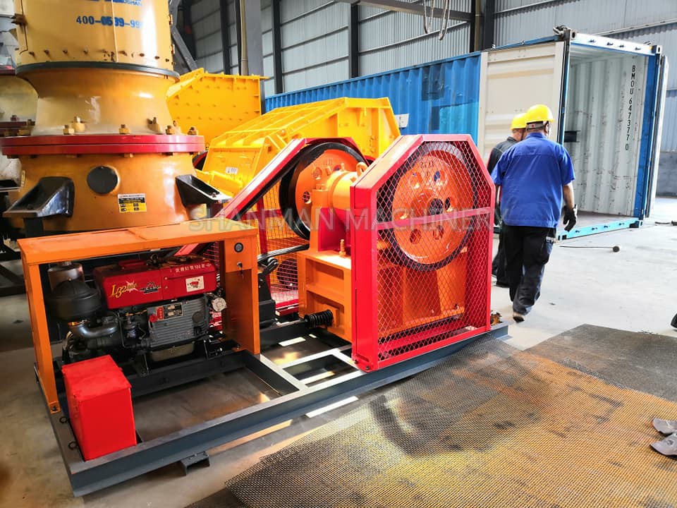 Shanman machinery hard rock stone crusher