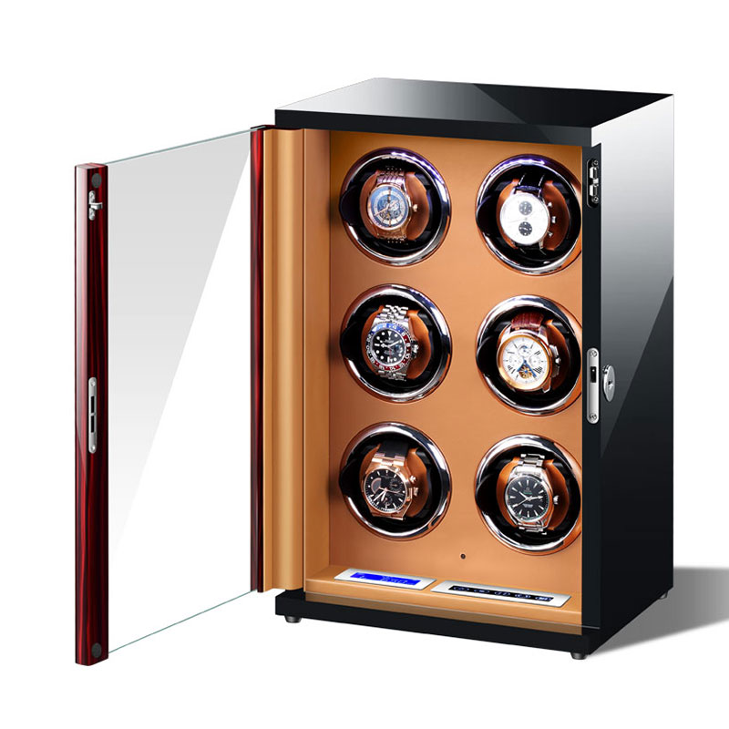 Vertical Design Watch winder  6 Slots Watch Winder  Wrist Watch Winder Box  watch winder suppliers