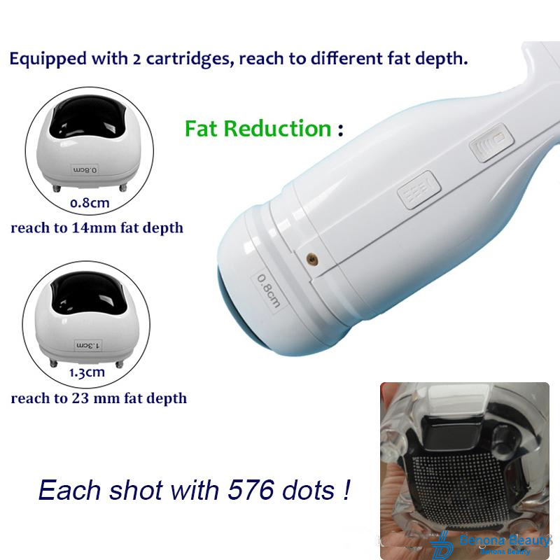 Portable Body Slimming Hifu Ultrasound Liposonix Fat Burning Machine