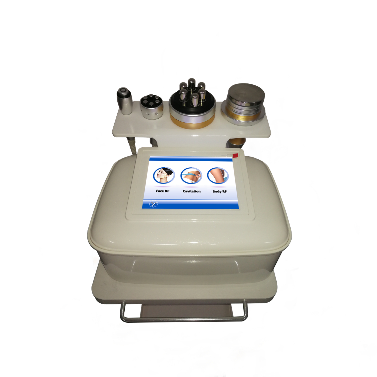 Portable 4 in 1 40K Ultrasound Cavitation Weight Loss Slimming + RF Facial /Eye Therapy Machine