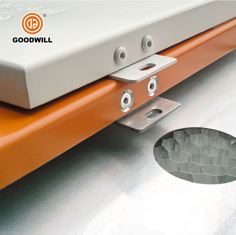 Manufacturers to undertake customized public decoration waterproof aluminum honeycomb partition panel