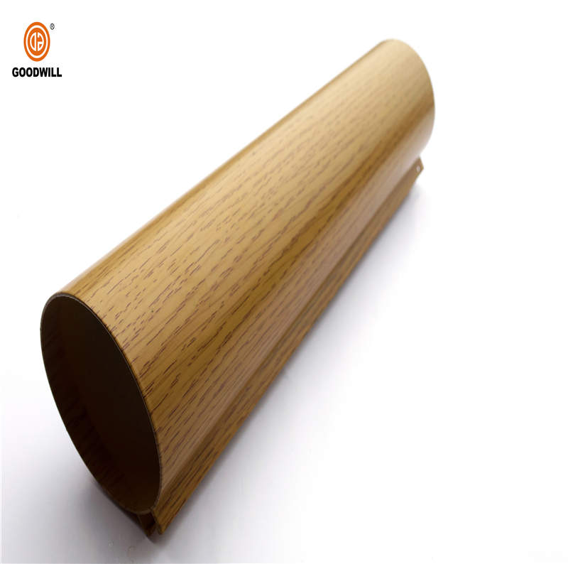 Decorative Linear Pipe U Shaped Suspended Aluminum Metal False Square Tube Baffle Ceiling