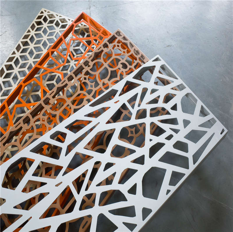 Aluminum Laser Cut Perforated Screen Panels And Decoration Partition Panel