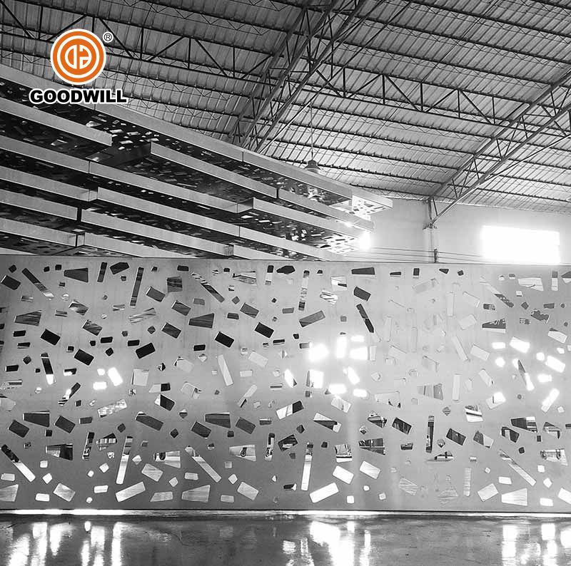 Aluminum Laser Cut Perforated Screen Panels And Decoration Partition Panel