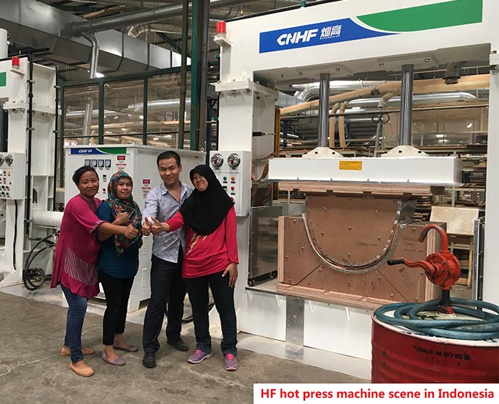 One-drive-two HF(RF) Hot Press Machine For Wood Bengding & Forming(One-direction)