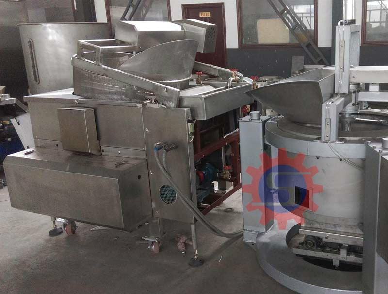 Fried food production line  Fryer  frying machine