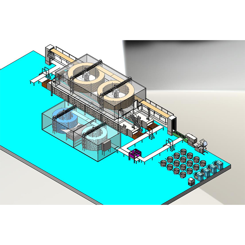 Toast & loaf bread production line