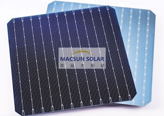 182mm P-Type Mono Bifacial Solar Cells