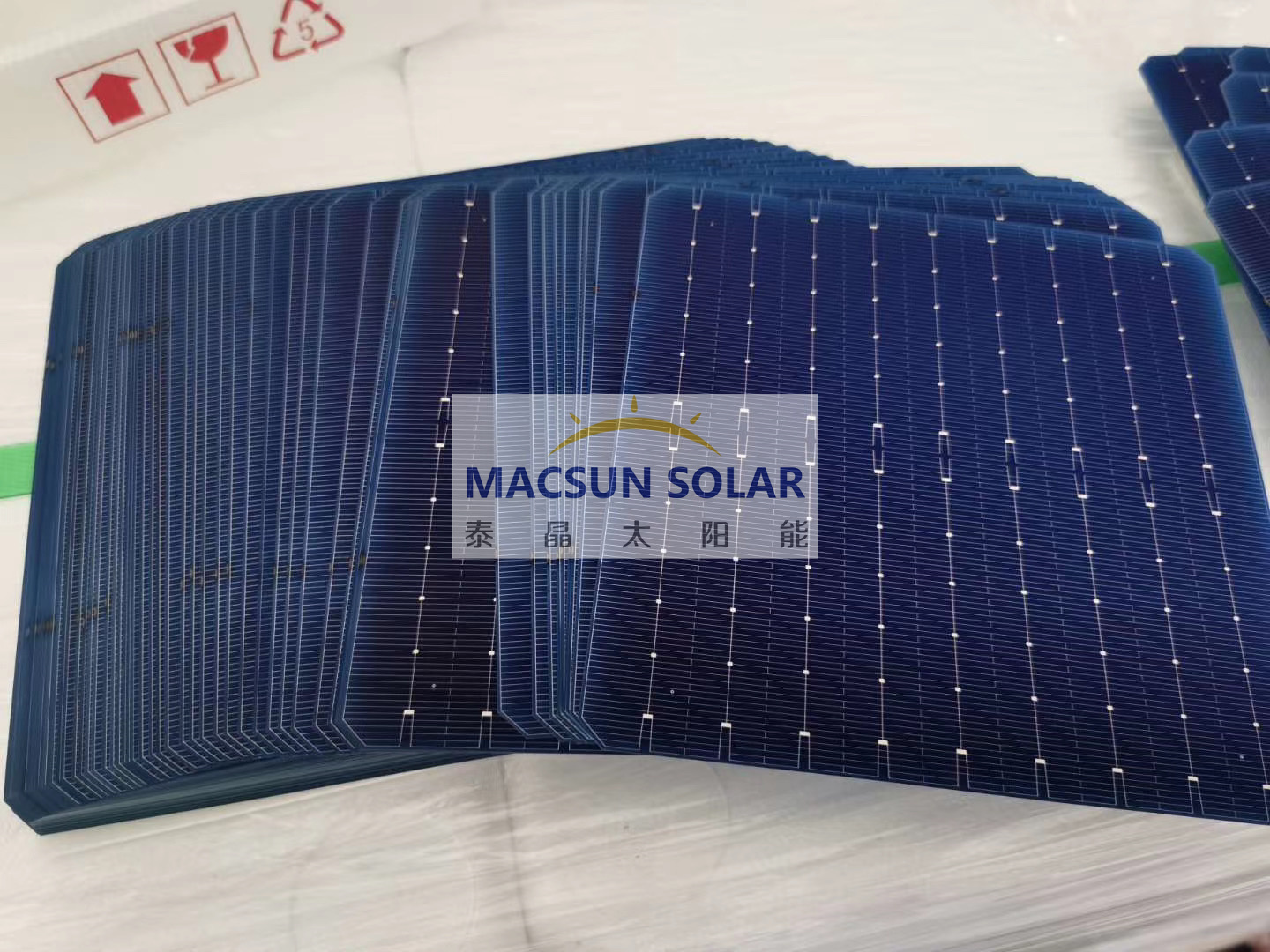 166mm P-Type Mono Bifacial Solar Cells