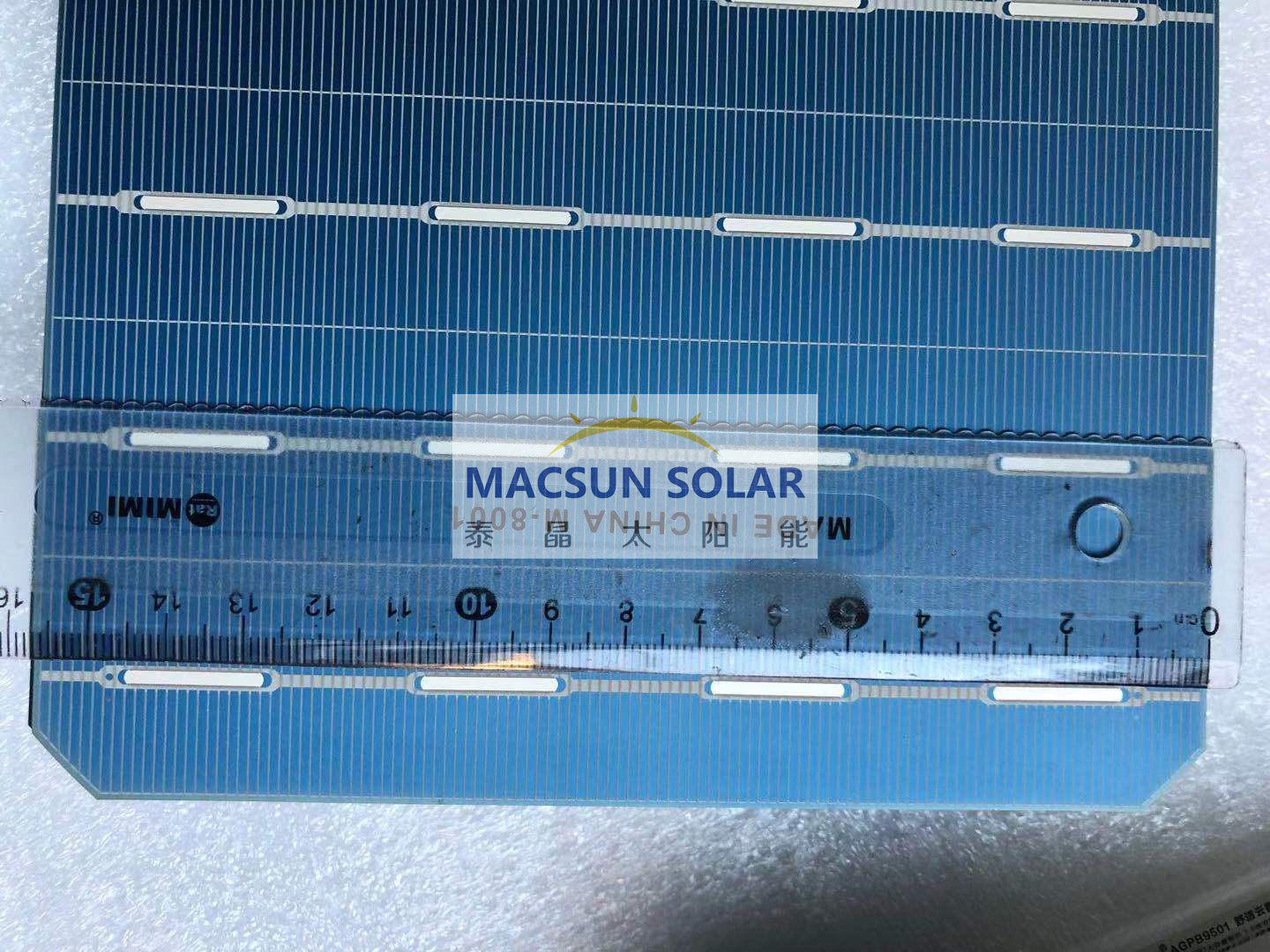 158.75mm P Type 5BB / 9BB Half Cell Monofacial Mono Crystalline Solar Cells