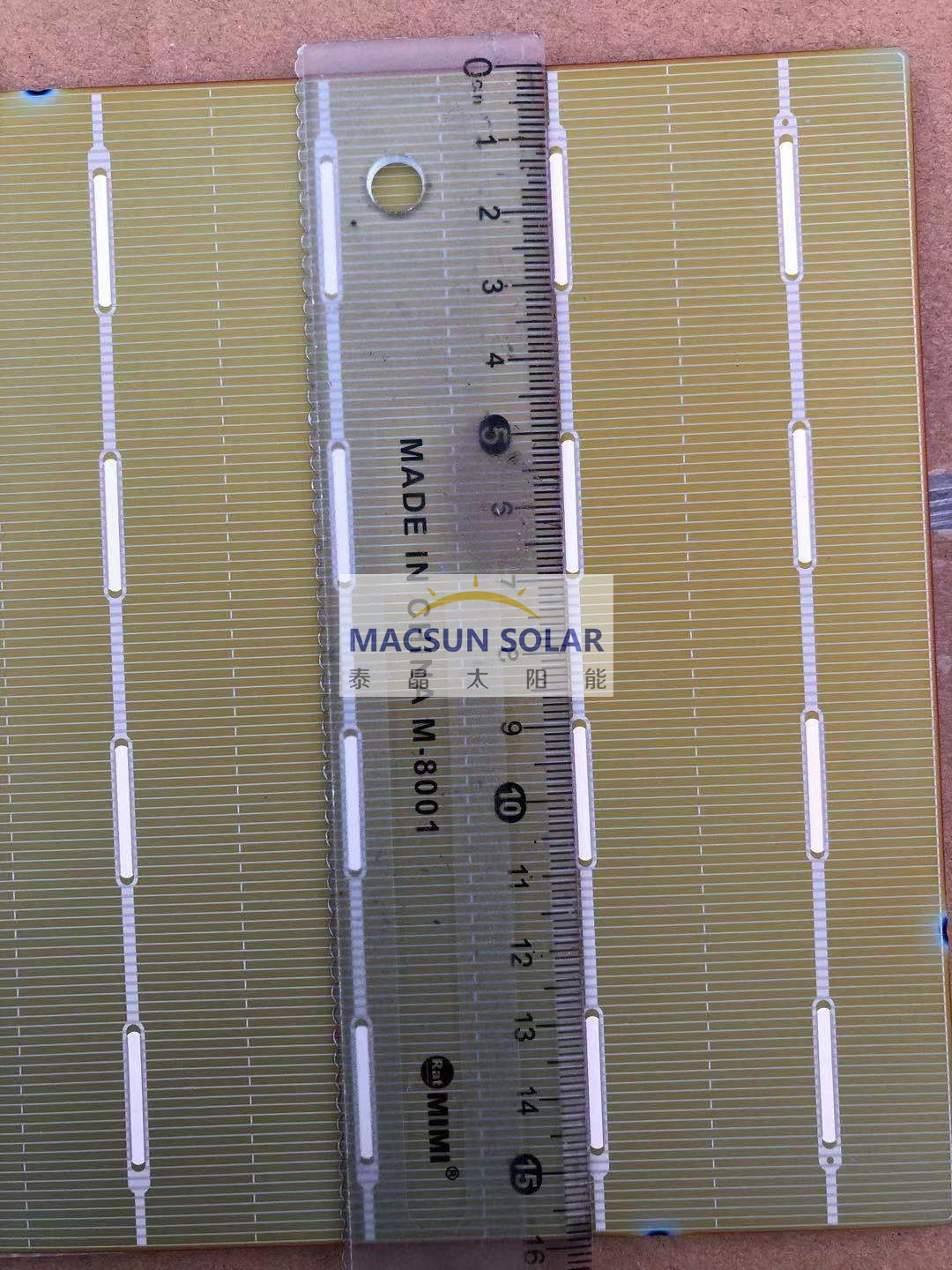 158.75mm P Type 5BB / 9BB Half Cell Monofacial Mono Crystalline Solar Cells