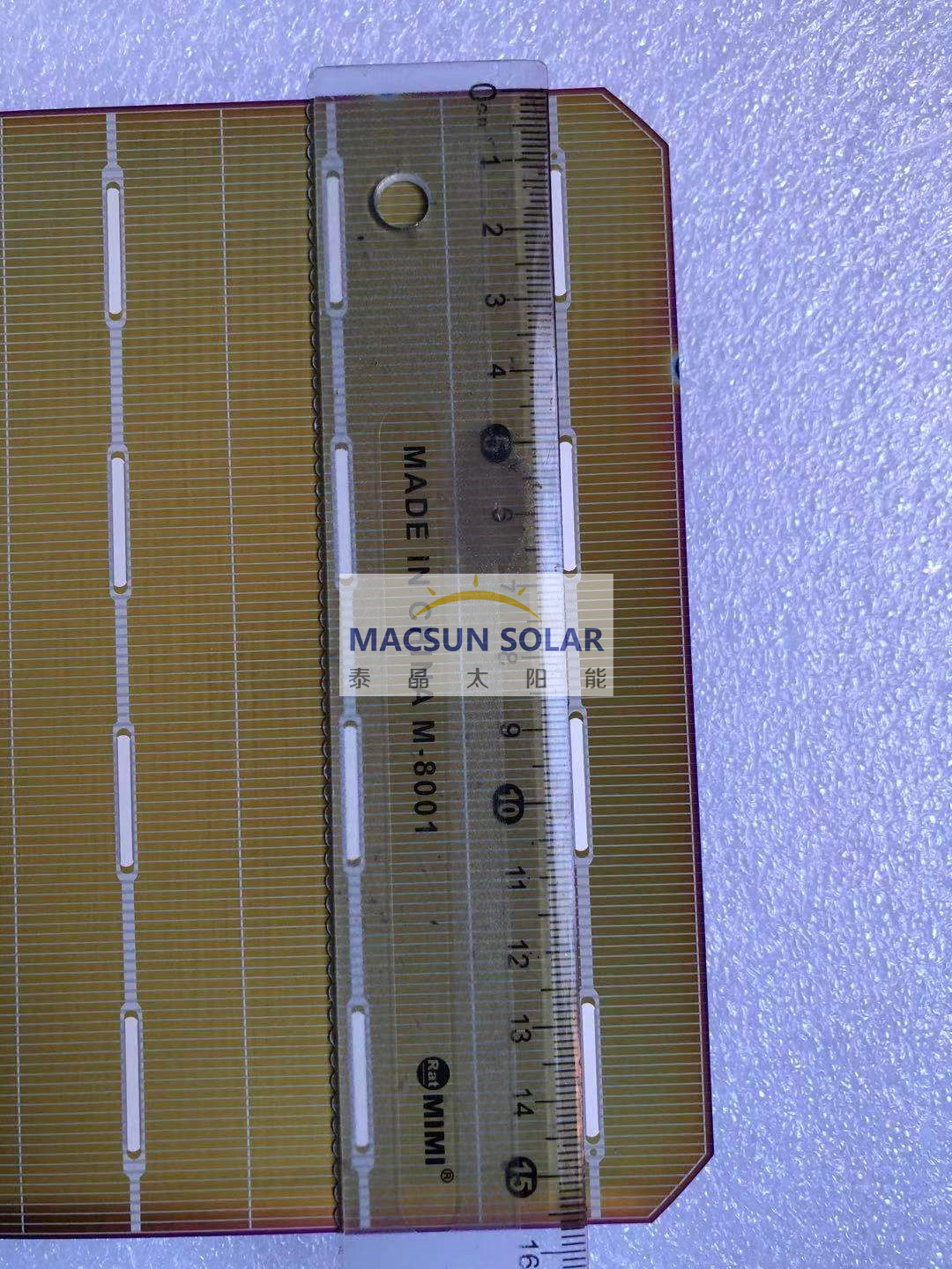 158.75mm P Type 5BB / 9BB Half Cell Monofacial Mono Crystalline Solar Cells